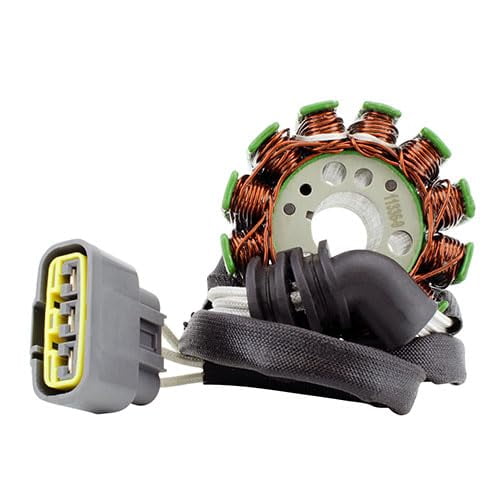 RMSTATOR Replacement Generator Stator for Yamaha FZ1 / FZS1 / FZ8 / YZF R1 2004-2015 | OEM # 2D1-81410-01-00 / 5VY-81410-00-00 / 2D1-81410-10-00 / 2D1-81410-00-00