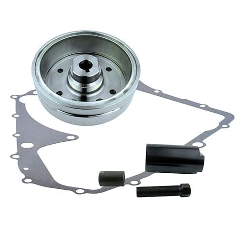 Rmstator Kit Flywheel + Flywheel Puller Gasket Replacement for Arctic Cat Tbx 400 Automatic 2002-2008 | Oem Repl.# 3430-054/3430-071/0802-037/3430-053