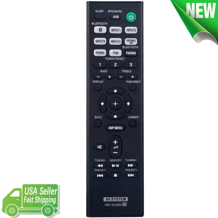 RMT-AA400U Replace Remote Control for Sony Stereo Receiver STR-DH190 STRDH190
