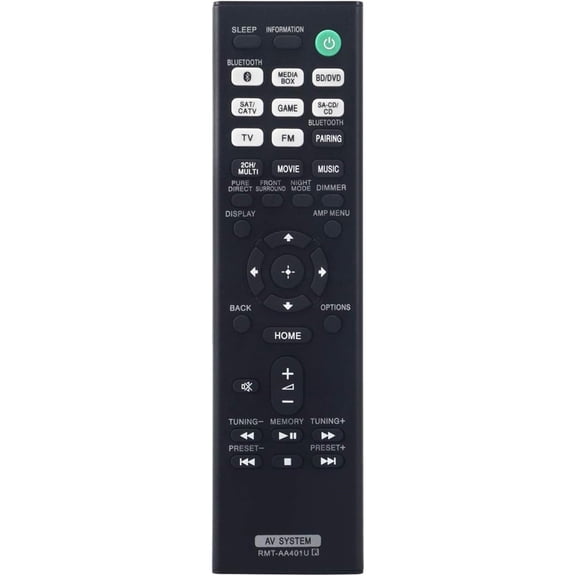 RMT-AA401U Replacement Remote Control Commander fit for AV Receiver STR-DH590 STR-DH190 STR-DH790