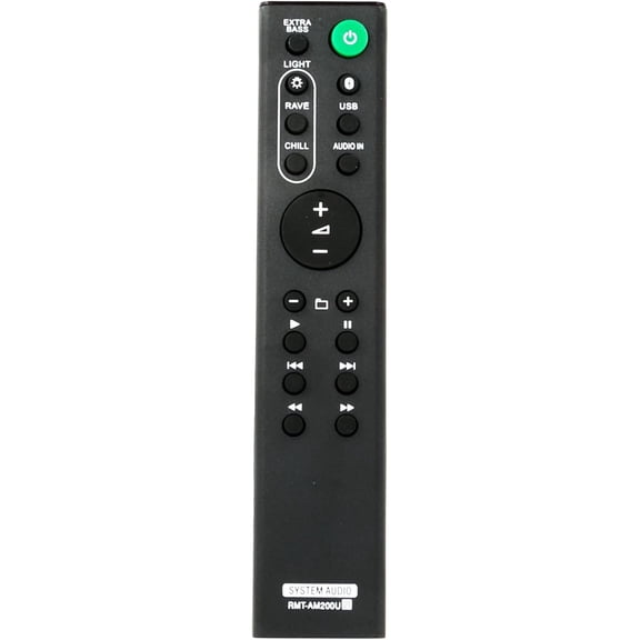 RMT-AM200U Compatible with Stereo System GTK-XB7 GTKXB7BC GTKXB7LC Infrared Replacement Remote Control