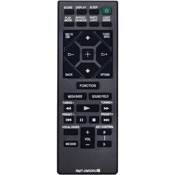 RMT-AM330U Compatible with Stereo System MHC-V13 MHC-M20 MHC-V21 Infrared Replacement Remote Control