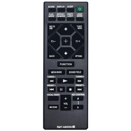 RMT-AM330U Replace Remote for Sony Audio System MHC-V50 MHC-M20 MHC-V21 MHC-V77W