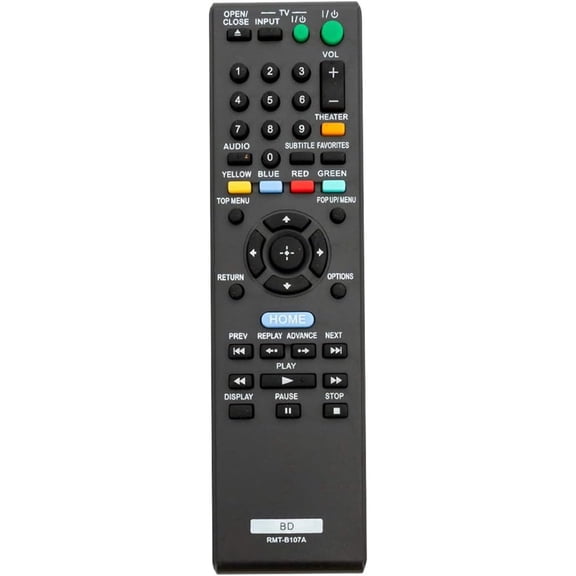 Remotix Replacement RMT-B107A Remote Control Compatible with Blu-ray Player 45CS BDP-S373 BDP-S370 BDP-BX37