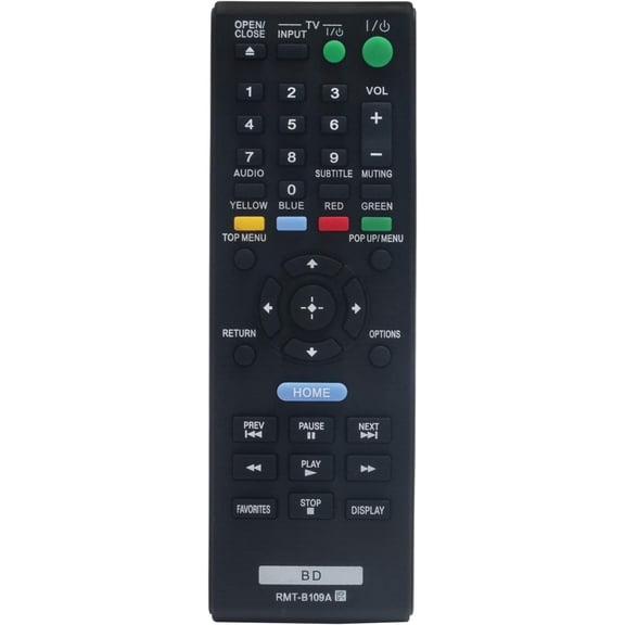RMT-B109A Replacement Remote Control Commander fit for Blu-ray Player BDP-S580 BDP-S380 BDP-BX58 BDP-S480