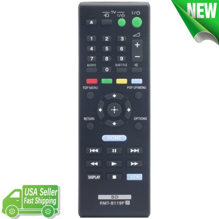 RMT-B119P Replacement Remote Control for Sony Blu-ray Disc BDP-S570 BDP-S470