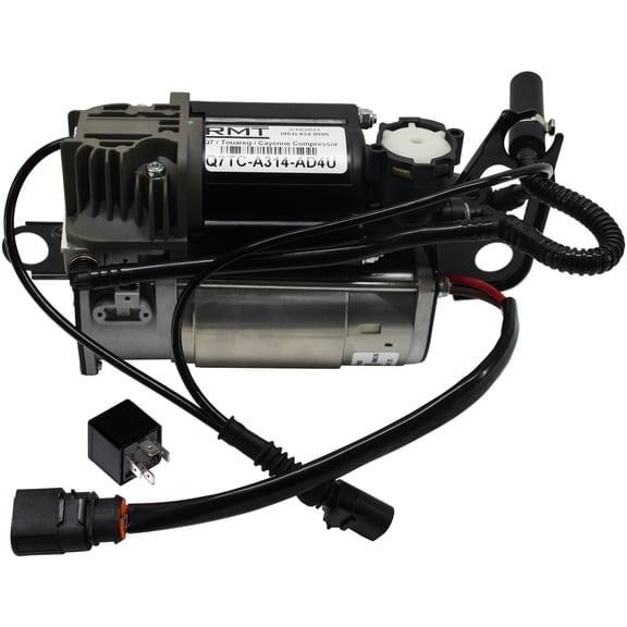 RMT Q7TC-A314-AD4U - New Front and Rear Air Suspension Compressor : with Relay kit