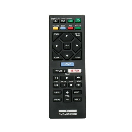 RMT-VB100U Replace Remote for Sony Blu-ray Player BDP-BX320 BDP-BX520 BDP-BX120