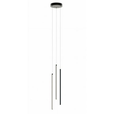 AFX  Rosemont 8'' 3-Light LED Pendant Black