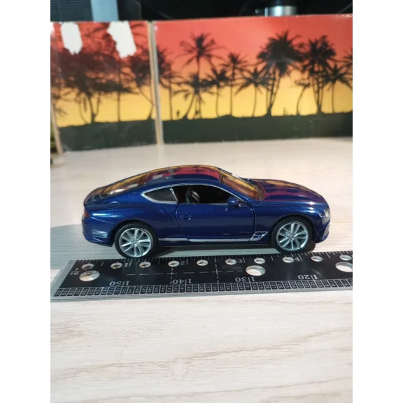RMZ City Bentley Continental GT Pull Back Opening Doors Rubber Tires Red...
