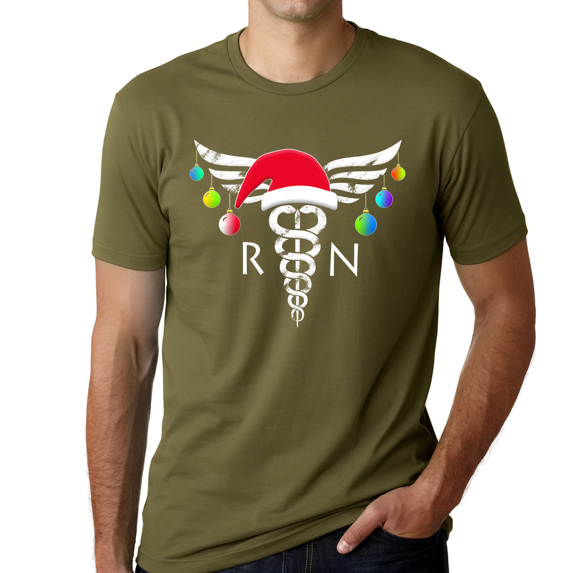 RN Gifts for Nurses Funny Christmas Nurse Shirt for Men Male Nurse Gifts for Men Nursing Student Gifts