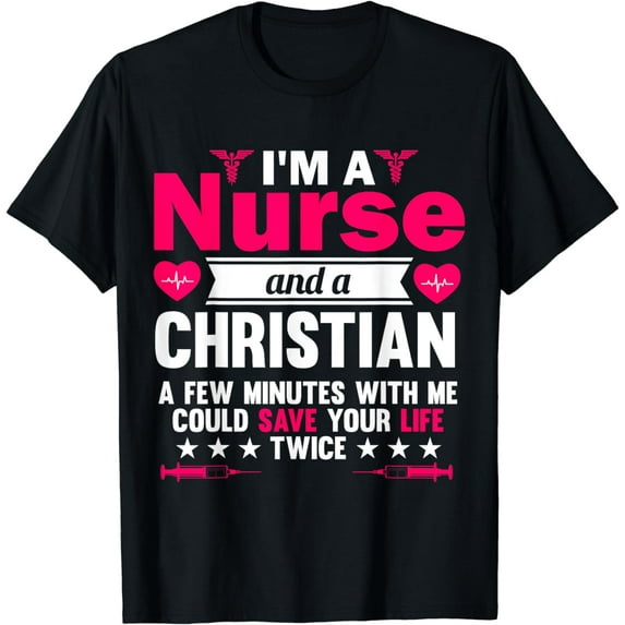 RN LVN CNA Nurse Grad Christian Cool Nursing Graduate Gift T-Shirt