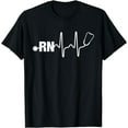 thumbnail image 1 of RN Nurse - Heartbeat Registered Nurse T-Shirt, 1 of 4