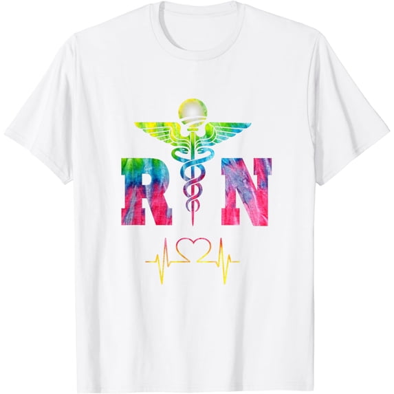 RN Registered Nurse, Health Professional Gift Shirt, Tie Dye T-Shirt