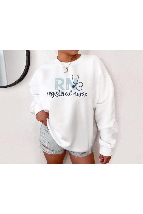 RN Registered Nurse Sweatshirt, RN Crewneck, Nurse Sweater, Nursing Student Graduation Gift, RN Sweater, Rn Pullover, Nurse Gift, School rn SWEATSHIRT All Size S-5XL