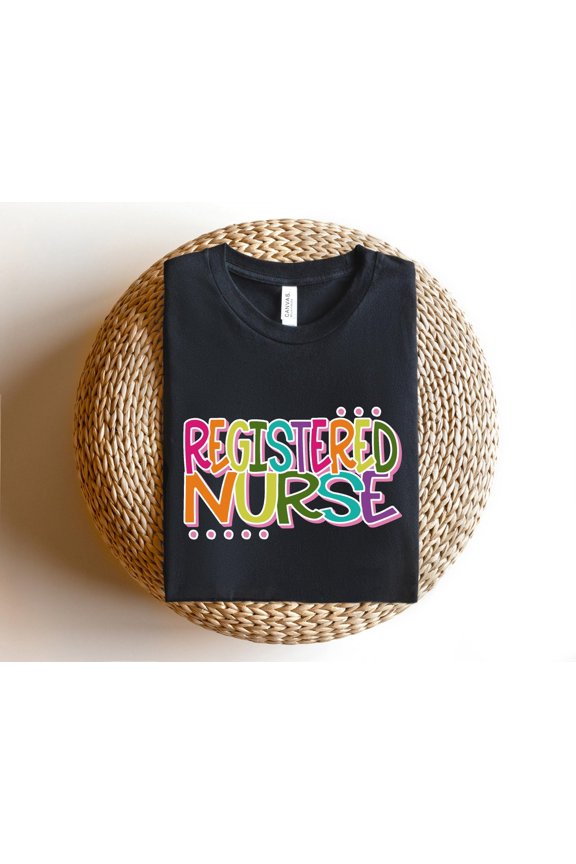 RN TShirt for Registered Nurse, Nursing T-Shirt for Nurse, Registered Nurse Shirt for Women, Gift for Registered Nurse, RN Graduation Gift