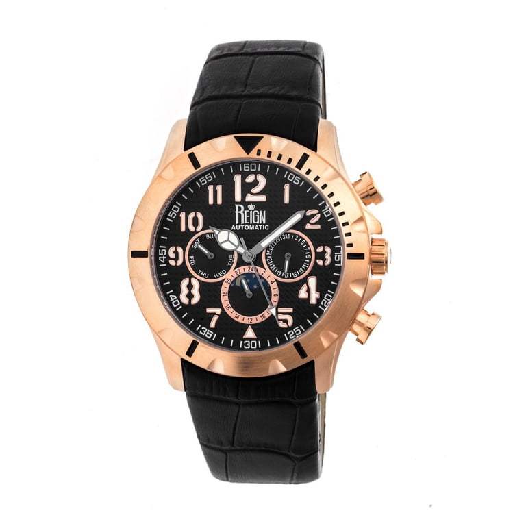 RN1006 Nehru Mens Watch, Black Face, Copper Case - Walmart.com display picture 1