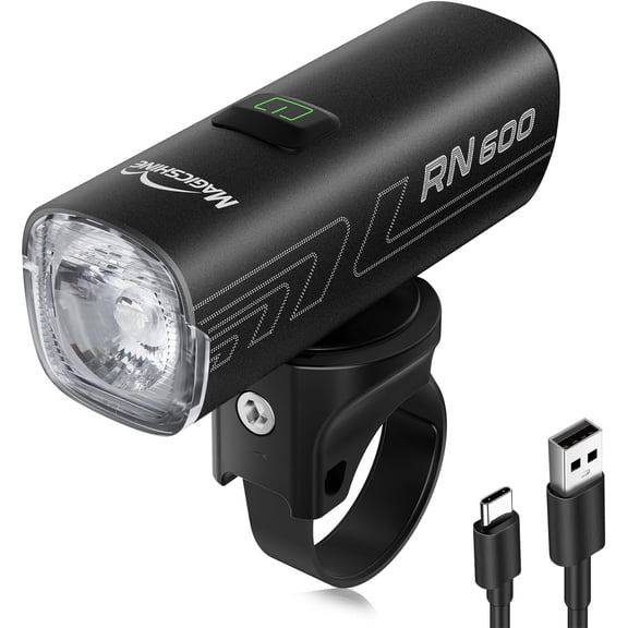 RN600/900 V2.0  Lights, USB Rechargeable  Front Light for Urban, Road Cyclists, Commuters