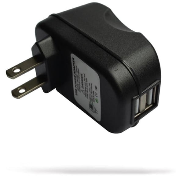 RND Accessories 2.4A Fast Dual USB AC Adapter Wall Charger For Samsung Smartphones