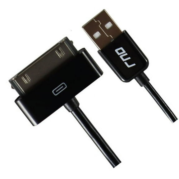 RND Apple CERTIFIED 30-Pin Cable for iPad, iPhone, iPod 3.2 Feet/black)