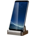 thumbnail image 1 of RND Type-C (USB-C) Dock for Google (Pixel/Pixel XL), LG (G5, G6, V20), OnePlus, Samsung Galaxy (S8, S8 Plus)(works with rugged/slim cases/and no cases) (black), 1 of 4