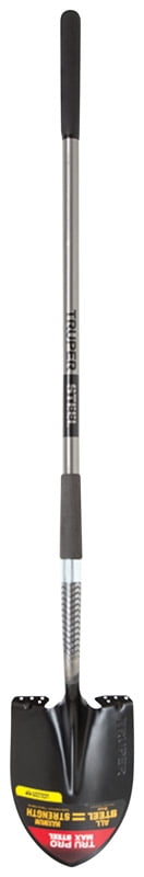 Truper Round Point Long Handle Shovel for garden soil tasks - Walmart ...