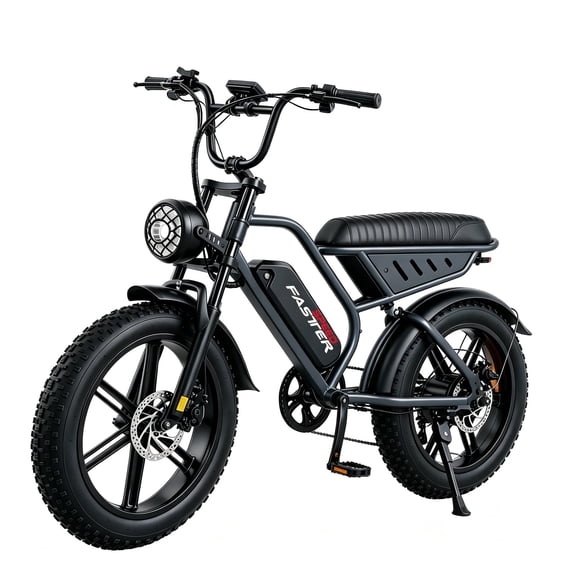 1500W Electric Mountain Bike for Adults, 40MPH & , 48V 15.6AH Removable Battery 70 Miles Range, 20"x4" Fat Tire Off-Road Ebike, Full Suspension UL2849