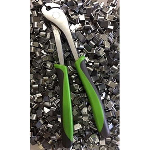 RNL RabbitNippLes J-Clip Pliers + 2 LBS J-Clips, Comfort Green Handle$$Tools & Hardware Other
