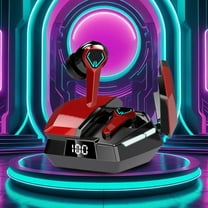 RNLUGM Headphones,,Wireless Bluetooth Ear Mecha Wind Gaming Wireless Bluetooth Headset Long Battery Life Low Latency Heavy Stylish Digital Display,Bluetooth Headphones Tech