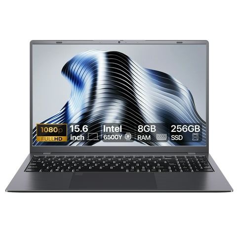 RNRUO 15.6 inch Windows 11 Laptops New Intel 6500Y 8GB RAM 256GB ROM, FHD Display Type-C PD WiFi 5 BT5.0, Long Battery Life Netbook Laptop Computer for Kids, Student, Business
