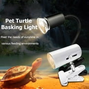 RNUQAW Reptile Lamp Pet Amphibians Lizards Heat Bulb Turtle Basking UV Light (50W)