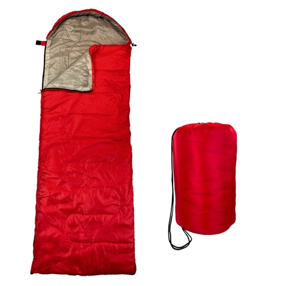 RNX 3 Season Sleeping Bag Lightweight, Compression Sack, 40 to 80 Degrees F