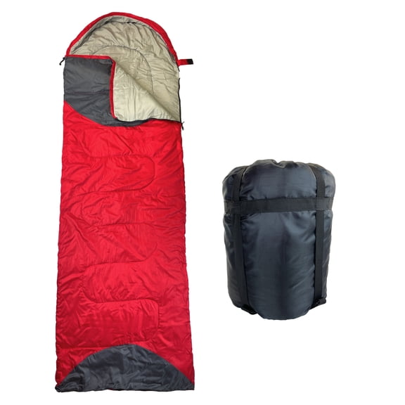 RNX 4 Season Sleeping Bag Lightweight with Compression Sack, 32 Degree F