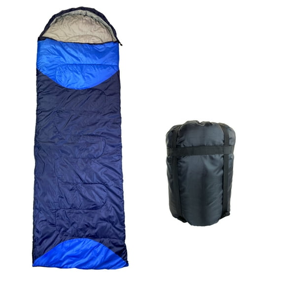 RNX 4 Season Sleeping Bag Lightweight with Compression Sack, 32 Degree F