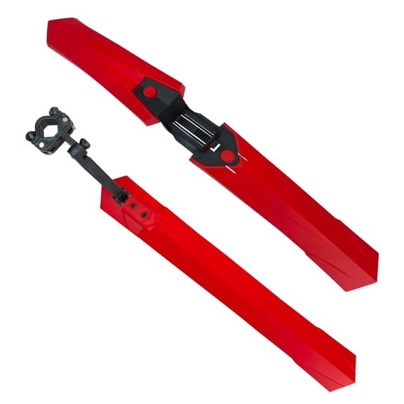 RNX Red Mountain Bike Mud Guard Front and Rear Fenders, Universal