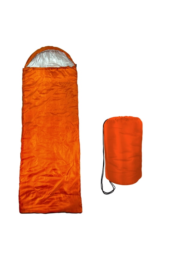 Warm Weather Lightweight Sleeping Bag, Ultralight with Compression Sack