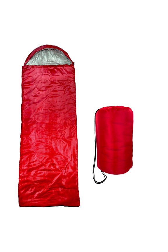 Warm Weather Lightweight Sleeping Bag, Ultralight with Compression Sack