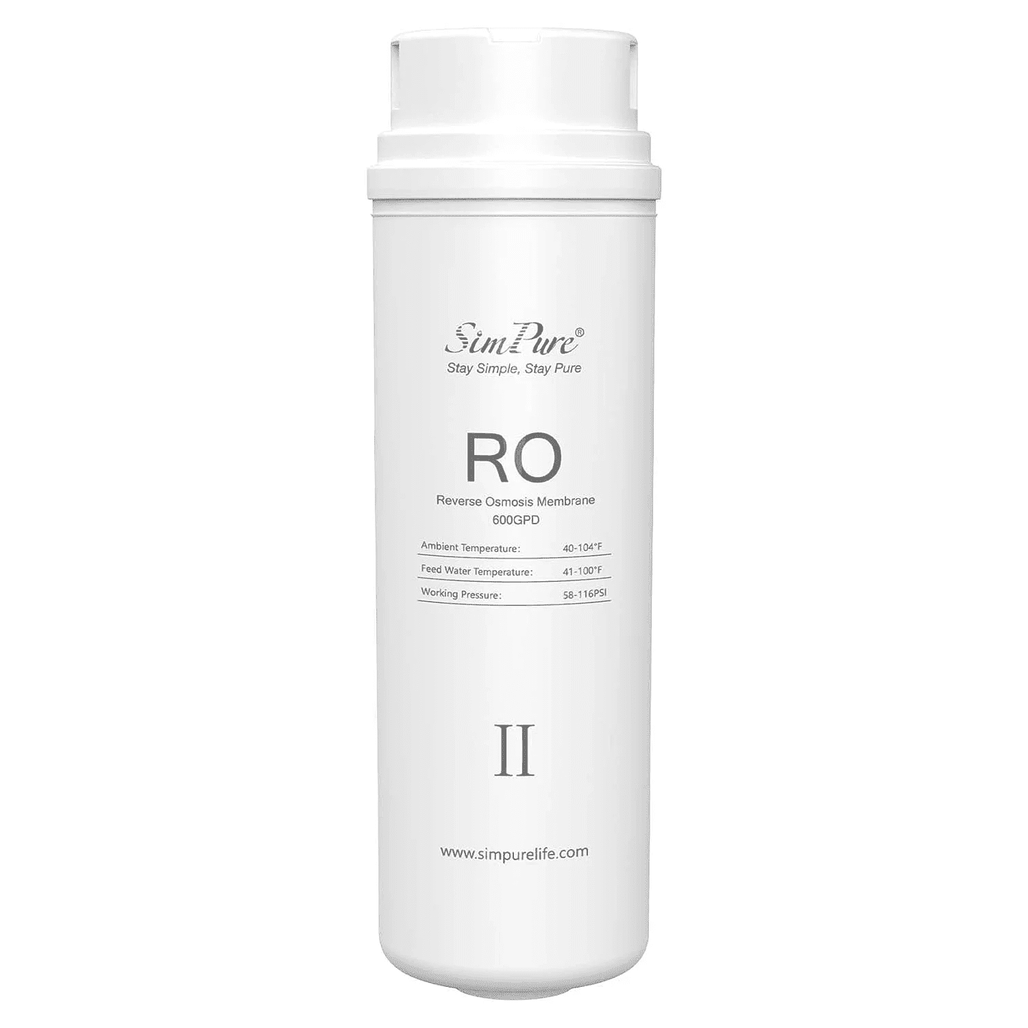 RO Water Filter Replacement Cartridge for SimPure Q3-600 Water Filtration System