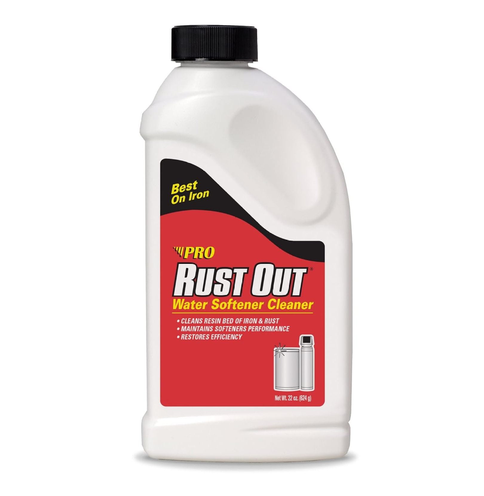 RO24B Rust Out Water Softener Cleaner And Iron Remover, 1.5 lb Bottle ...
