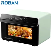 ROBAM R-BOX Combi Steam Oven, 23QT Countertop Steam Oven & Air Fryer Combo, 3 Steam Modes, Professional Steam-Bake, Air Fry, Dehydrate & Ferment, Rapid Heating & Self-Cleaning, Green