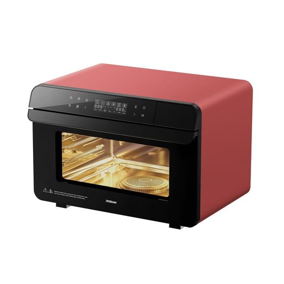 Robam 23QT Countertop Convection Steam Oven R-BOX with Touchscreen Controls, Red
