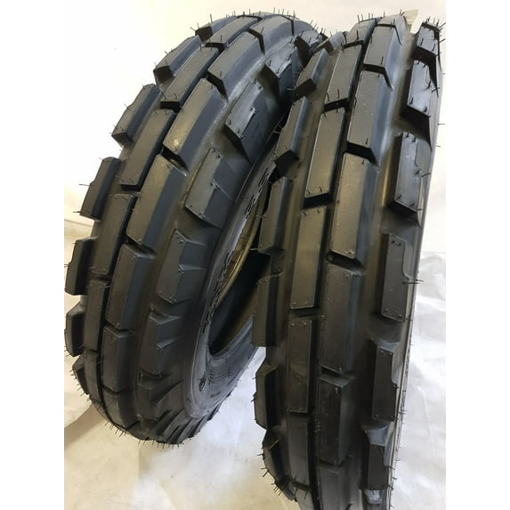 ROAD CREW KNK33 6.00-16, 6.00x16 (2 TIRES + 2 TUBES) 8 PLY R1 Farm Tractor Tires