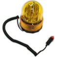 thumbnail image 1 of ROAD GENIE 12V Revolving Amber Warning Beacon Light | 6" (15.2 cm) Height | 4-3/4" (12.1 cm) Magnetic Base | Draws Power from Cigarette Lighter | Enhanced Visibility | Scratch-Resistant Bottom, 1 of 6