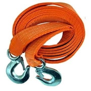 ROAD GENIE 3333 Lb. Heavy Duty Polyethylene Tow Straps | 2" Wide x 20 ft. Long | Ultimate Towing Solution with Steel Hooks