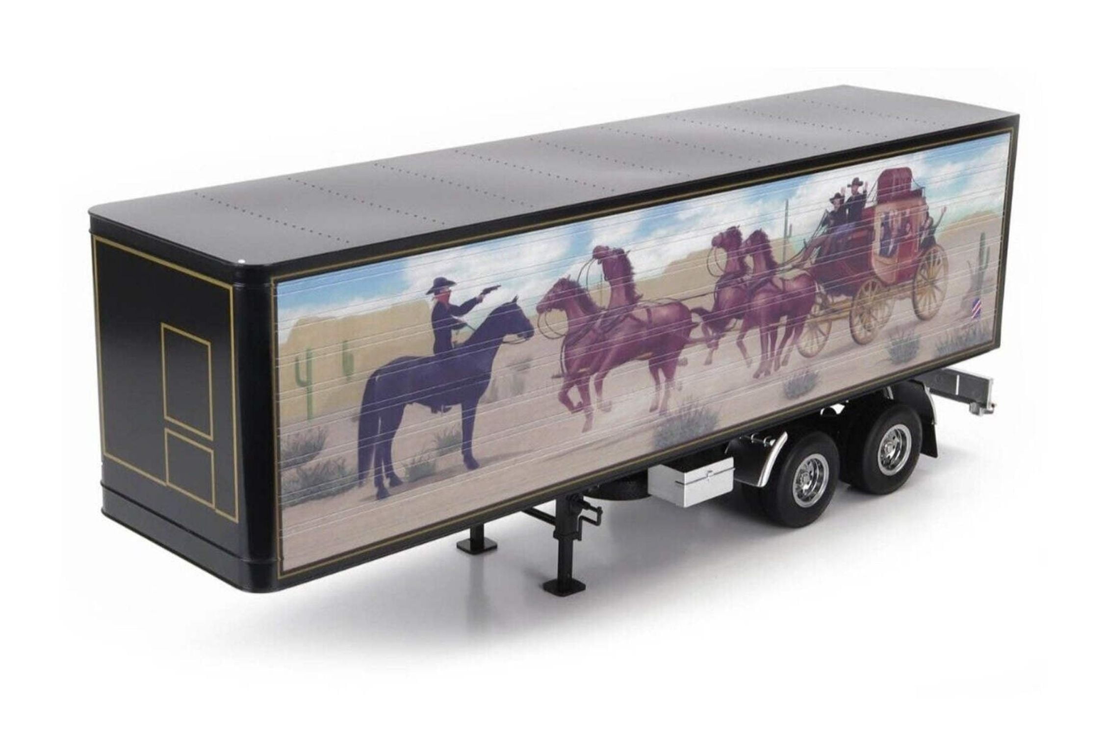 1/18 Road Kings Semi Trailer (Red & White) Diecast Model