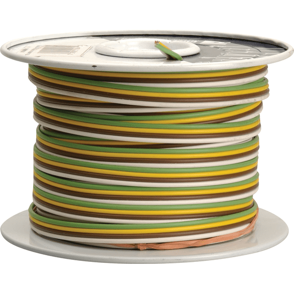 ROAD POWER 100 Ft. 4-Conductor Primary Wire - Single Pack Indoor & Outdoor Use, NEC-Compliant