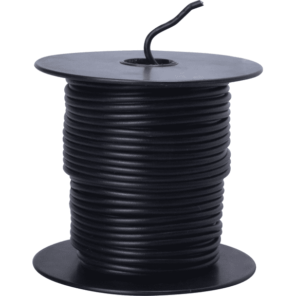 ROAD POWER 100 Ft. PVC-Coated Primary Wire - Single Pack Indoor & Outdoor Use, NEC-Compliant
