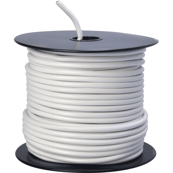ROAD POWER 100 Ft. PVC-Coated Primary Wire - Single Pack Indoor & Outdoor Use, NEC-Compliant
