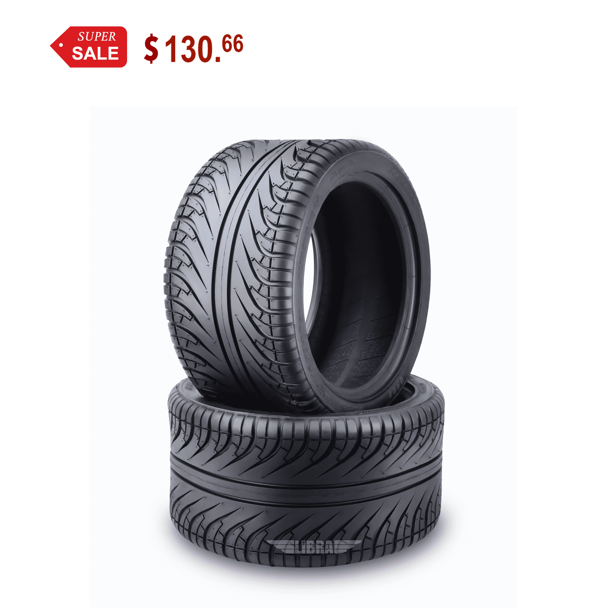 ROADGUIDER 215/35-14 Golf Cart ATV Tires 4 Ply 215/35x14 -Set 2 -14042