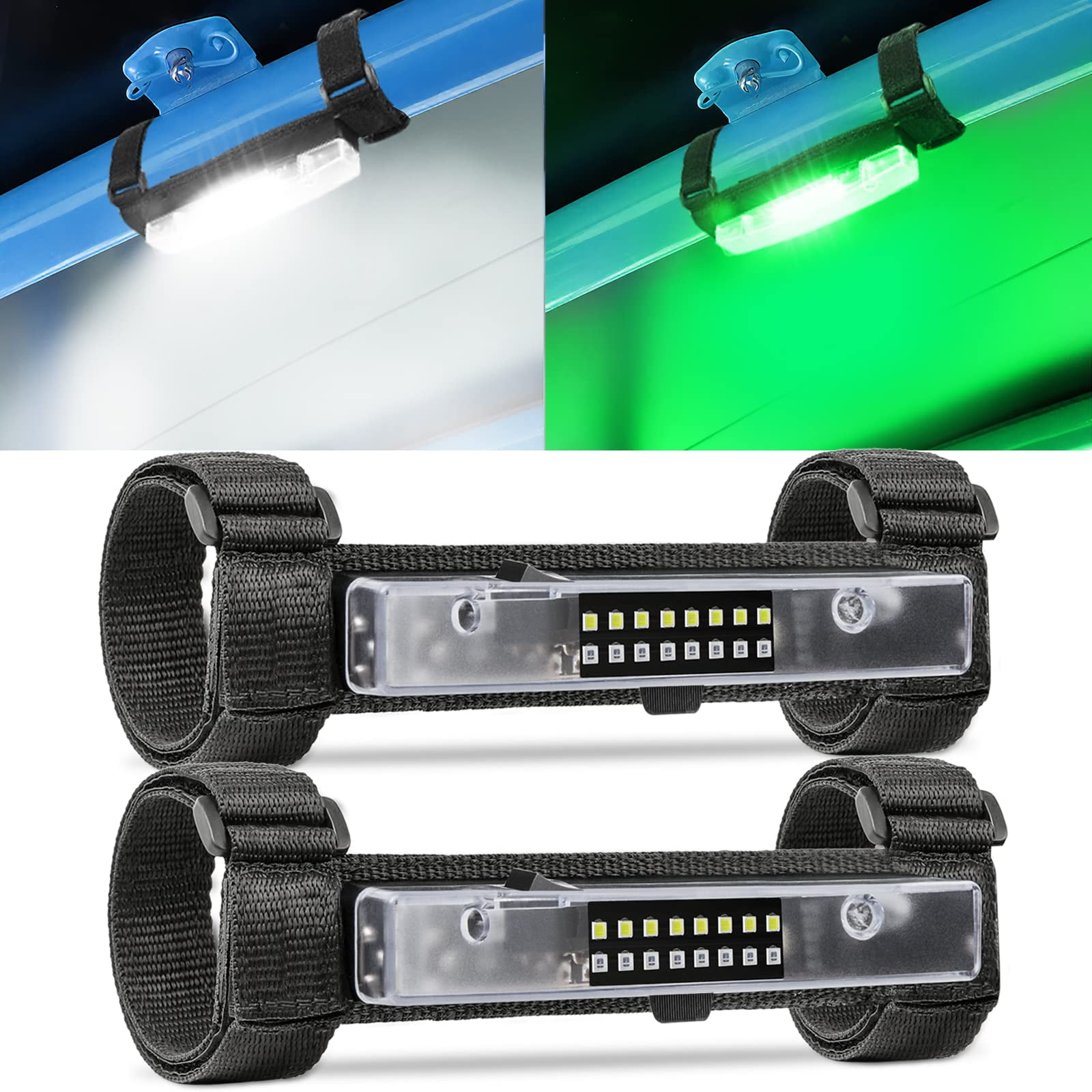 ROADOR UTV Dome Light OIF8 Battery Powered Universal Roll Bar LED Interior Light Hunting Light